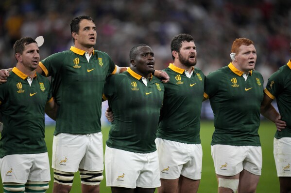 South African flag may be taken down at rugby cricket World Cups